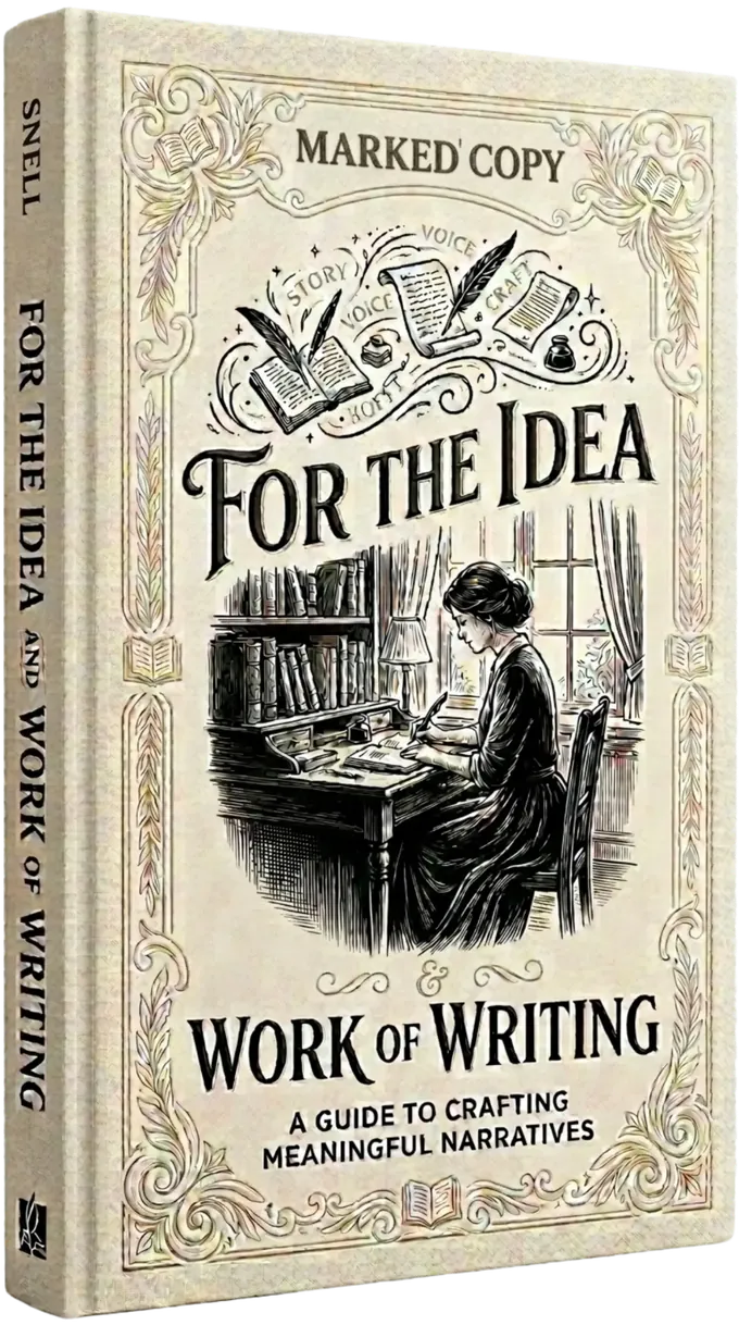 For the Idea and Work of Writing — a Marked Copy volume by Snell